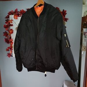Black Bomber Jacket